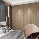 2ft Width Furniture Films Wood Grain Vinyl Wall Covering Wallpaper Roll for