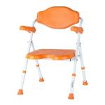 Foldable Bathroom Chair For Elderly 67*56* 78-89cm Medical Shower Chair Wrapped