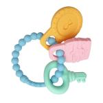 Eco Friendly Baby Silicone Products Food Grade Pacifier Clip Ring Teether