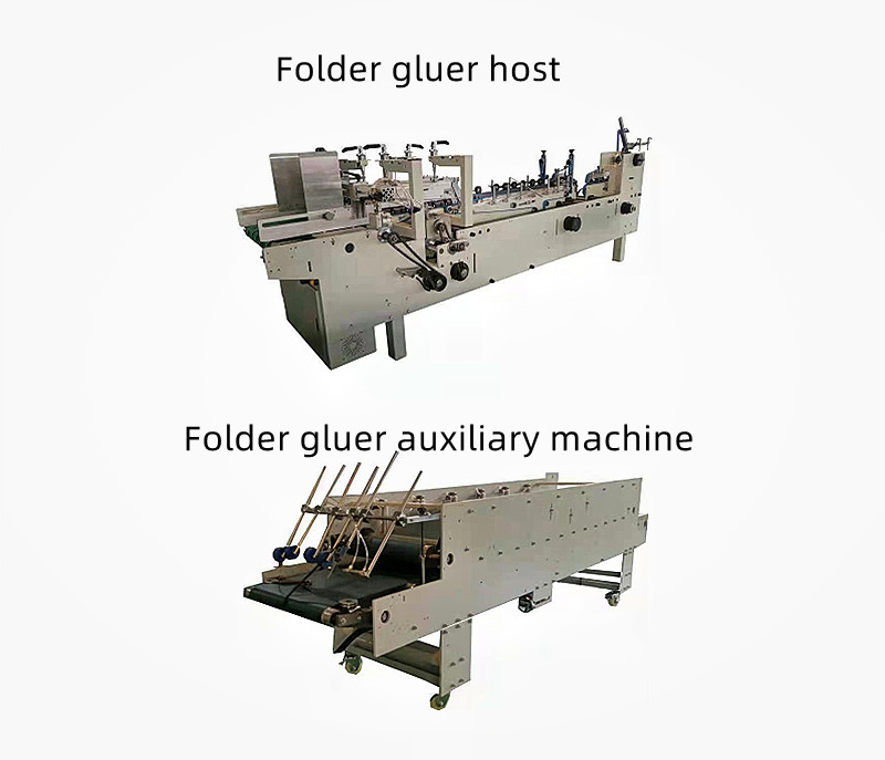 Fully Automatic Cardboard Box Folder Gluer Machine with Video Outgoing-Inspection