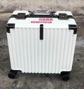 Wholesale Aluminium Frame Trolley Suitcase Men Women Boarding Bag ABS PC Luggage from china suppliers