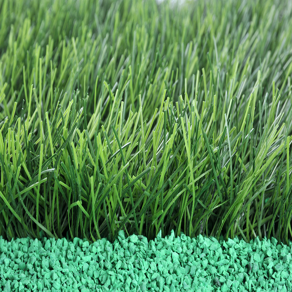 60mm Pile Height Football Artificial Turf Astroturf 140 Stitches/M Resilient Artificial Turfgrass