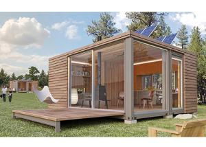 Wholesale Topshaw Casas Prefabricadas Prefab Houses 20ft 40ft Solar Modified Shipping Container from china suppliers