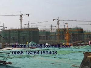 Wholesale Tower Head Kind of Tower Cranes For Apartment Construction Building 6 tons 40m Height from china suppliers