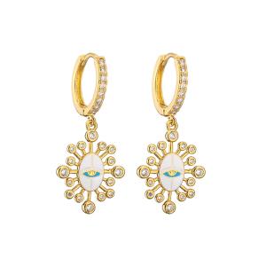 Wholesale Bohemian Turkish Evil Eye Earrings from china suppliers