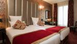 Nigeria luxury hotel bedroom furniture set of golden headboard bed with sofa