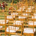 Fashionable Movable Metal Banquet Chair Gold Plated Wear Resistant
