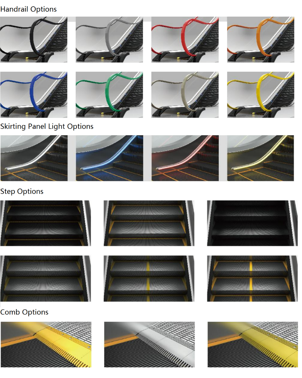 DEPARTMENT STORE GYG ELEVATOR / INCLINED DOUTBLE ARC MOVING WALKWAY ESCALATOR