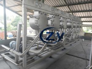 Wholesale PLC SS304 Sweet Potato Starch Machine Silvery White Color from china suppliers