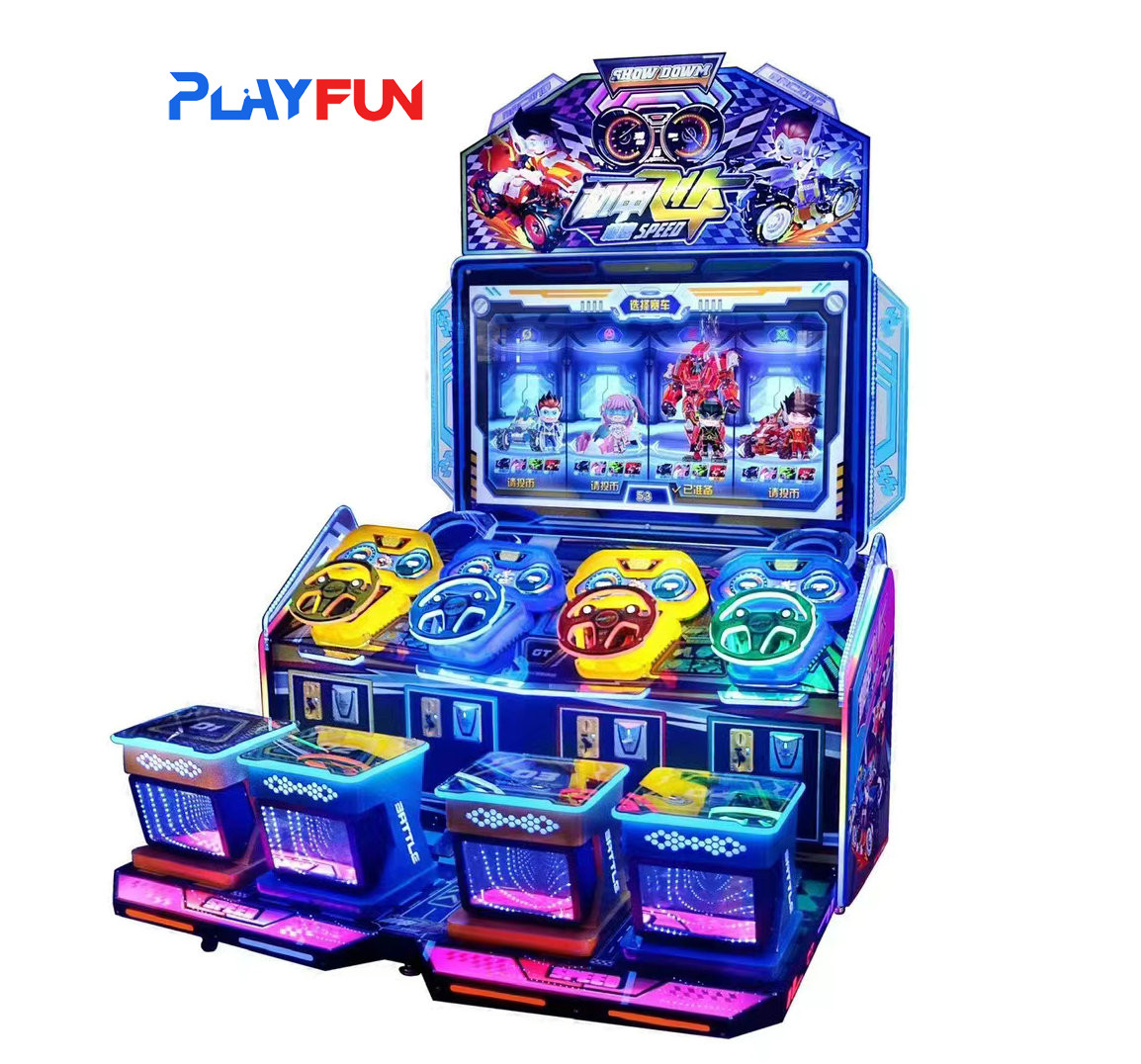 4 Players Racing Game Machine Arcade Video Games