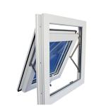 Aluminum Alloy SKATE End White Double Glazed Residential Commercial Awning