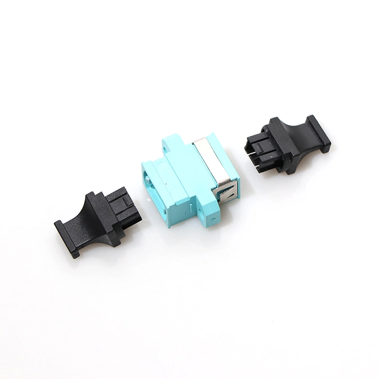 FTTH MPO Adapter for Core Duplex Connector Coupler in Data Center Distribution System