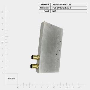 Wholesale Conduction Screw Mounting Aluminum Cold Plate Heat Sink for Various Electronic Devices from china suppliers