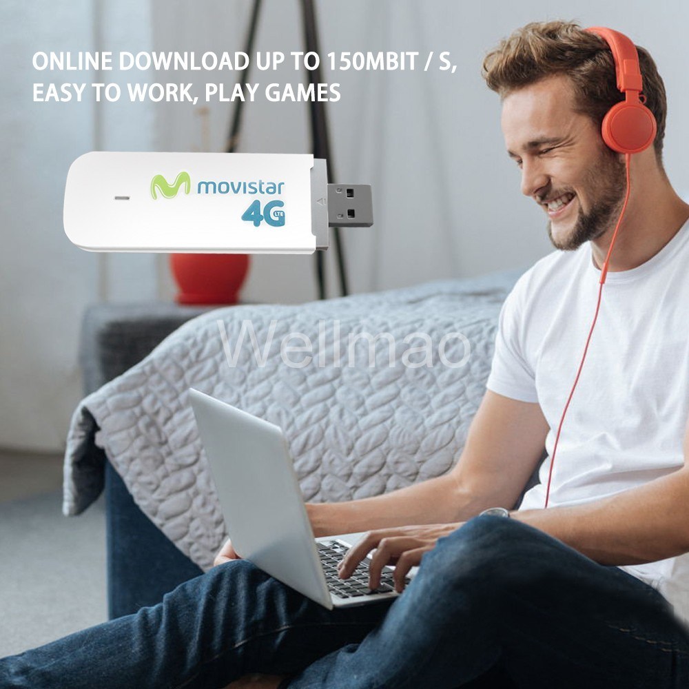 4G LTE Modem with Dual Antenna Port USB Dongle for Hw E3372 E3372h-510 Cat4 150Mbps Router Support B1 B2 B4 B5 B7 B28 Band