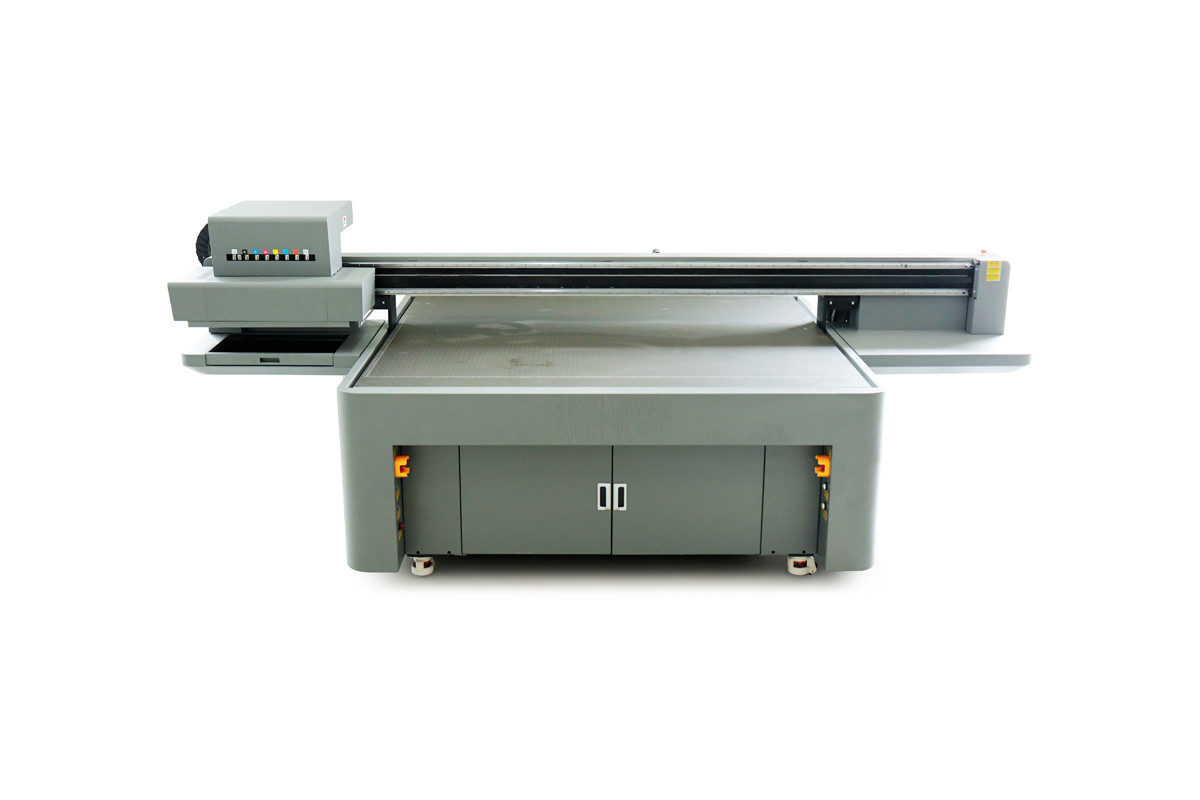 Commercial Ribbon Printer Flatbed UV Color Printer Steel Frame Structure