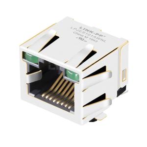 Wholesale LPJES101AWNL Tab Up Green/Green LED 1X1 Port SMT RJ45 Jack Without Integrated Magnetics from china suppliers