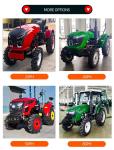 Convenient Maintenance 4 Wheel Drive Garden Tractor Walking 30 Hp Mini Tractor