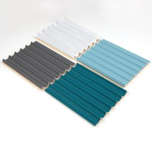 Wholesale Decorative 3D WPC Wooden Ceiling Outdoor 15mm Round Grille Panel from china suppliers