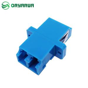 Wholesale ODM Crimping Housing LC Fiber Optic Adapter 2 port No Windows from china suppliers