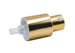 Gold Plastic Treatment Pump Non Spill Cosmetic Pump Dispenser