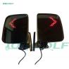 Buy cheap ABS Adjustable Golf Cart Mirrors With Turn Signals No Vibration For Golf Car from wholesalers