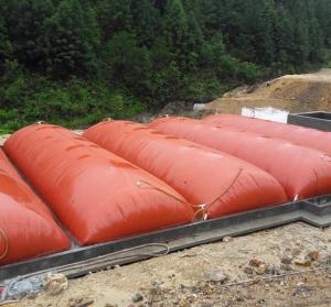 Wholesale 1.5mm PVC Coated Tarpaulin 1000 Ton Biogas Sstorage Tank Methane Gas Tank Portable Storage Tank from china suppliers