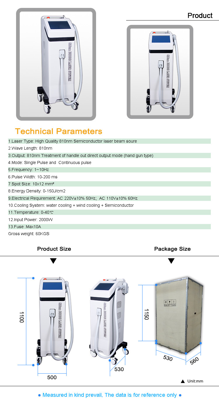 Diode Laser Technology Triple Wavelength Laser Hair Removal Machine Safe Hair Removal