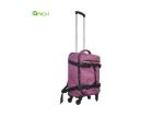 Snowflake Polyester 18 Inch 4 Spinner Wheel Luggage