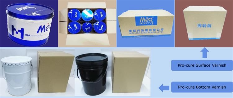 Pro cure UV offset Varnish(imitate abrasive effect)