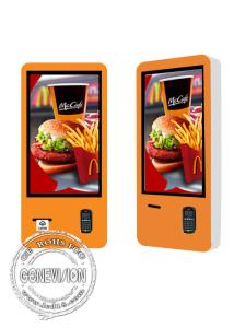 Wholesale Restaurant 32 Inch Self service Kiosk 3G 4G 5G / Food Store LCD Payment Machine from china suppliers
