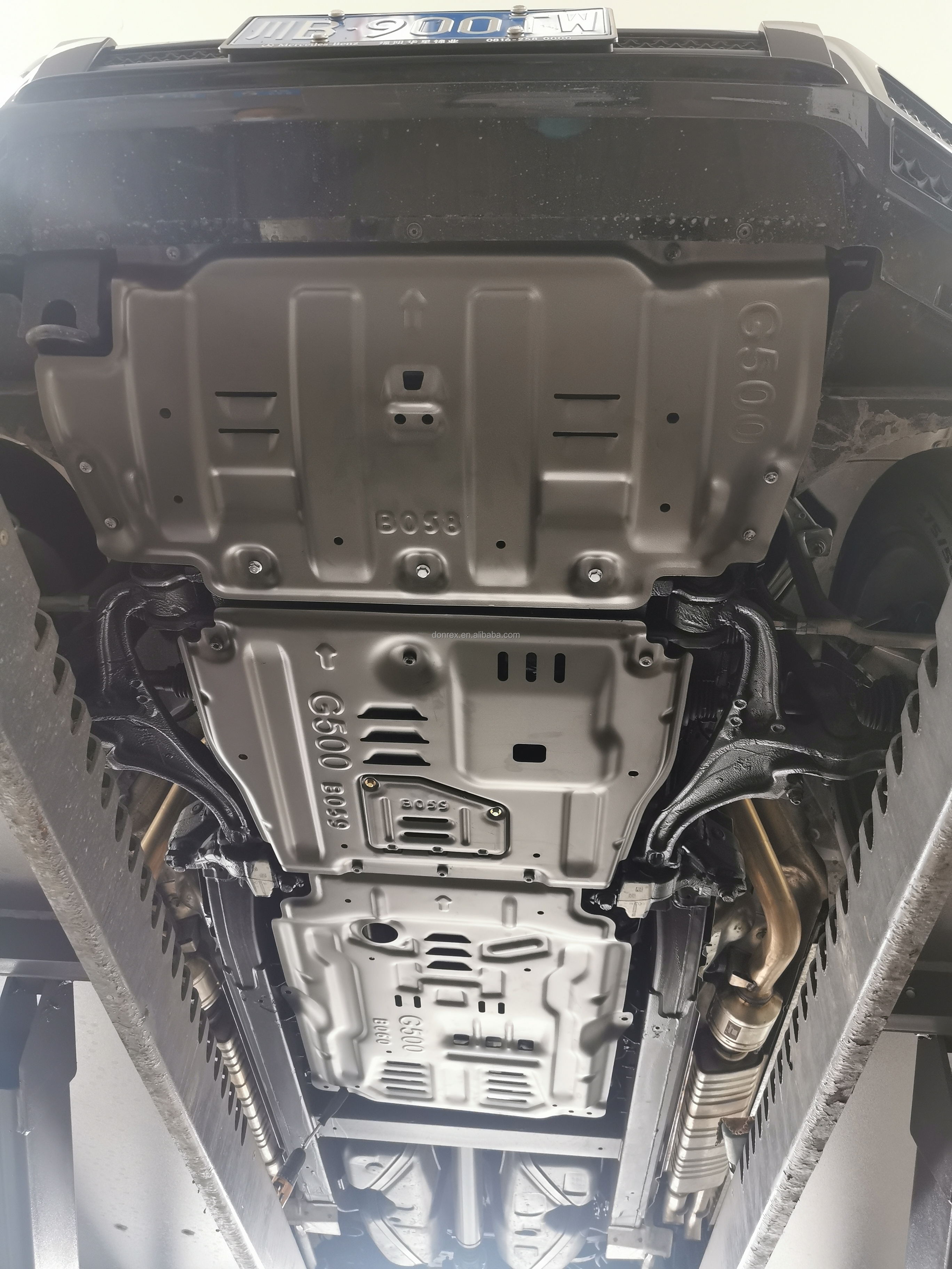 Mercedes Benz G500 Full Skid Plate Set with Engine Cover and Underbody Auto Boby Parts
