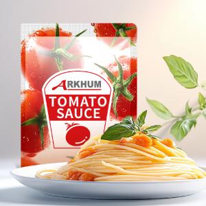 Wholesale 180 Grams Bagged Tomato Paste Red Sauce Pasta For Restaurant from china suppliers