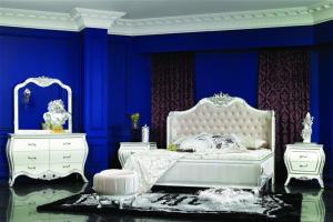 Wholesale Hand Carved Luxury European Bedroom Furniture High Gloss Vintage Oak Bedroom Set from china suppliers
