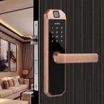 Damp Proof Fingerprint Smart Door Lock Size 20mm For Apartment