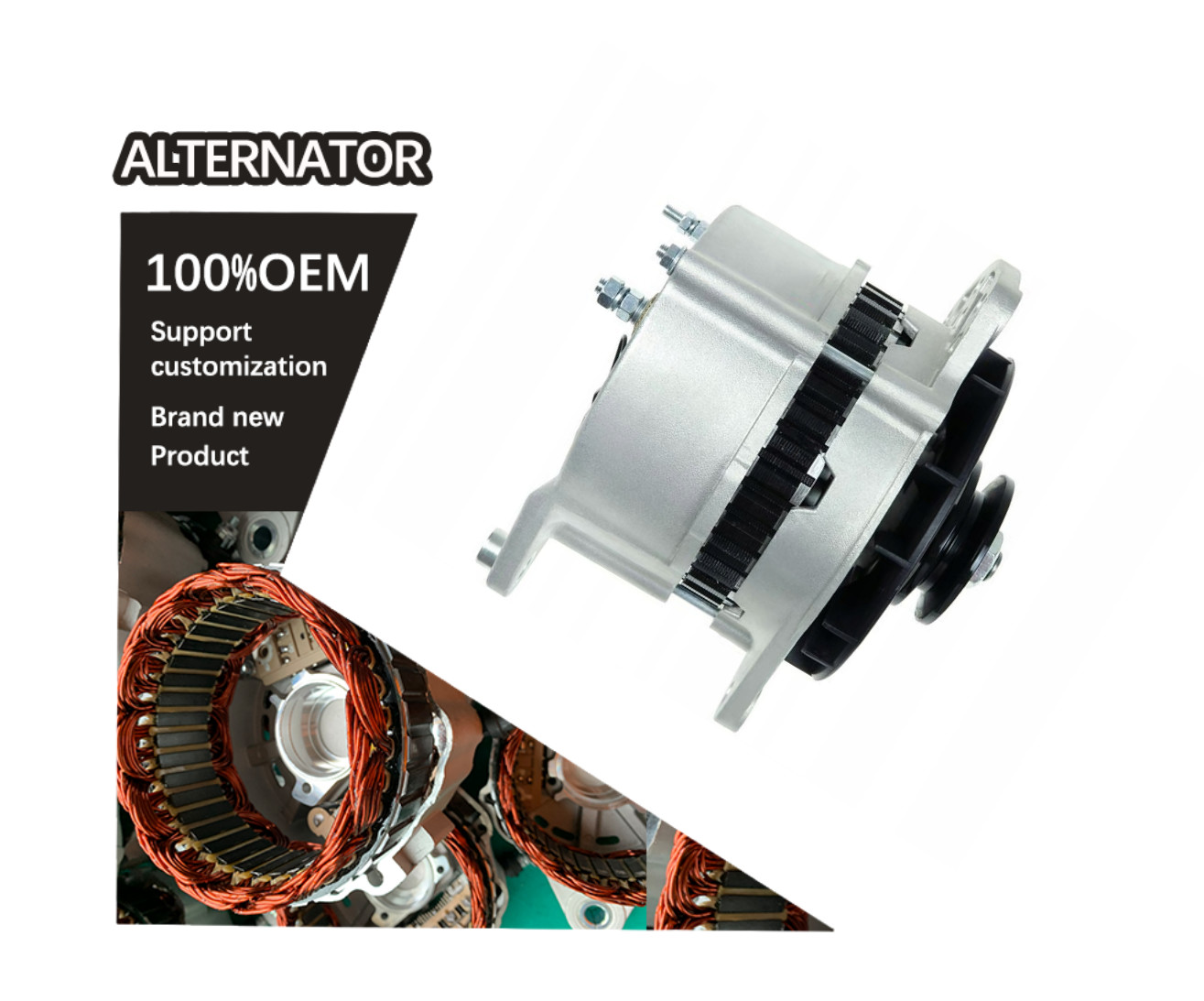 Alternator 24V 35A CA1468IR NAB901 66021174 66021168 66021174 66021174 8EL737673-001 CA1468IR F032110977