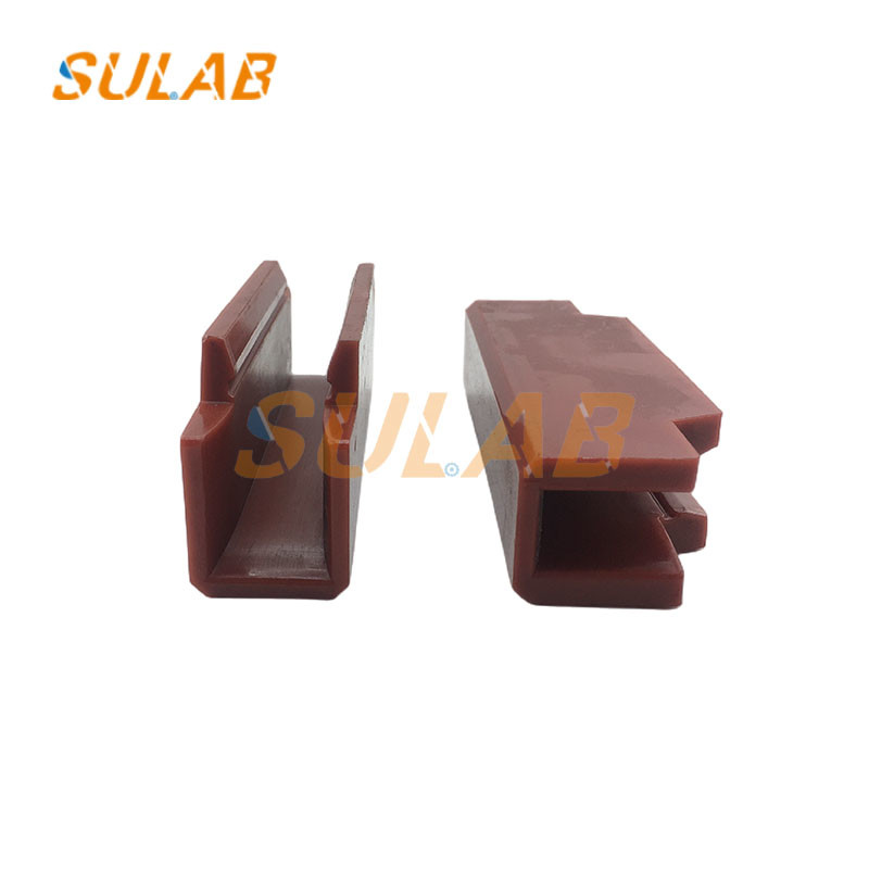 Mitsubishi Kone Otis Elevator Spare Parts Guide Rail Shoes 120mm 10mm 16mm