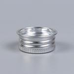 Aluminium Shiny Silver Disc Top Caps 20/410 For Food Skin Personal Care