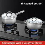 Wholesale Cookware Sets Multifunctional Cooking Soup Pot Milk Pot Set Kitchen 12