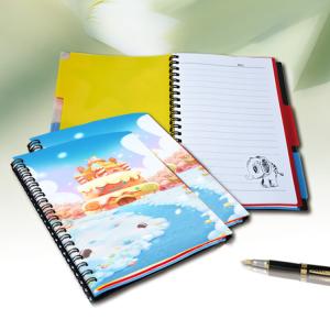 Wholesale Sexy Girl Design Notebook 3D Lenticular Printing Service Journals PET / PP / PVC Lentiuclar from china suppliers