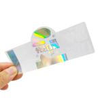 Gold Foil Self Adhesive Label Holographic Transparent Food Bottle Roll