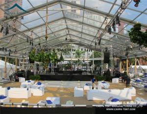 Wholesale 10x30m Transparent Roof Clear Event Tent / Waterprooof PVC Wedding Marquee from china suppliers