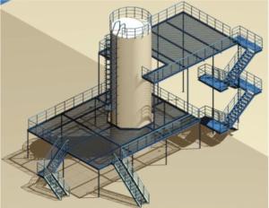 Wholesale Highly Durable Steel Structure Platform flexible steel Equipment Platform from china suppliers
