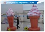 3m Ice Cream Cone Inflatable Advertising Signs For Outside Decorations Events