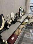 Rock Plate Modern Makeup Table Luxury Dressing Table With Drawers Hotel Bedroom