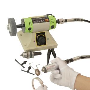 Wholesale TOKTOS 7200rpm Table Top Grinder Polisher 480W Bench Lathe Polisher from china suppliers