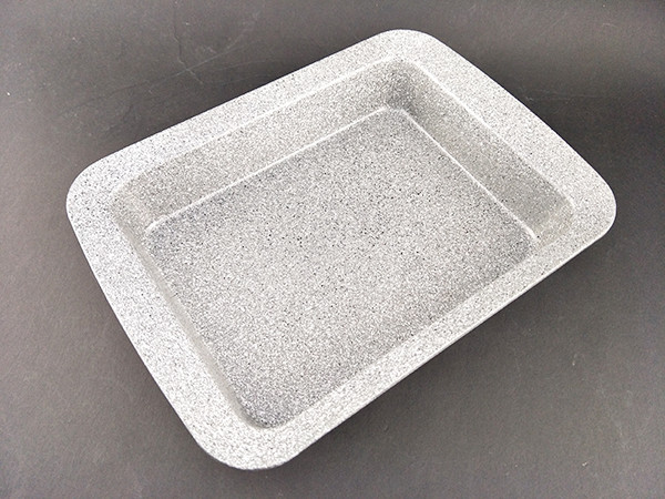 Non-stick grey Marble Coating Square Cake Pan for bakeware