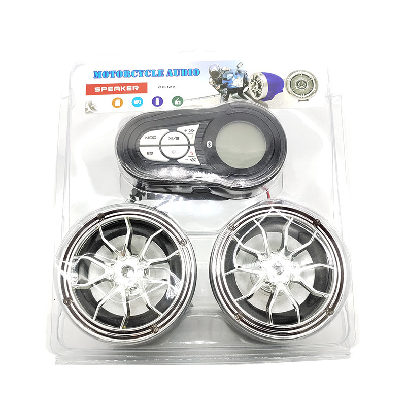 3inch Motorcycle Audio Speakers , Rohs 600ma Motorcycle Radio Kit