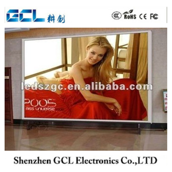 2014 high definition indoor advertising p2.5 ultra light ali led display full sexy vedio