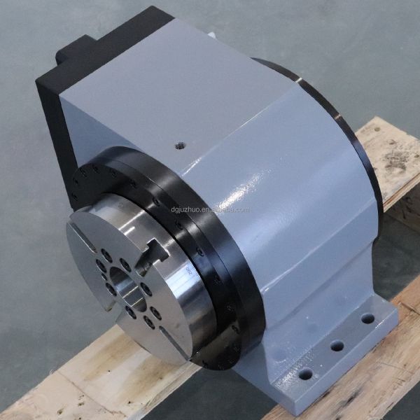 High Rigidity Direct Drive Torque Motor Rotary Table 4th Axis Horizontal