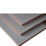 Veneer Surface Solid Perforated Wood Acoustic Panels Classroom Wood Wall